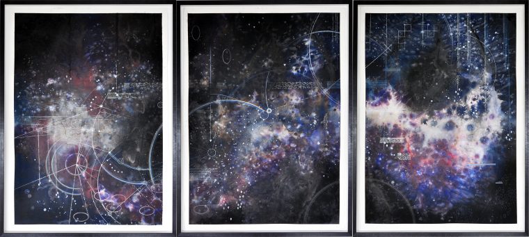 HD20782b winter (A), (B), (C) – triptych exhibition artwork