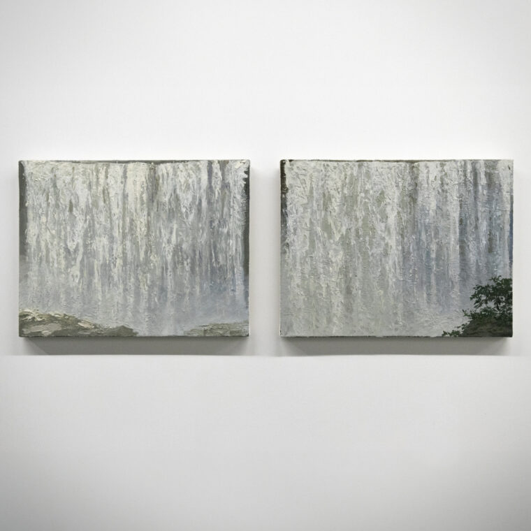 水繁吹–Waterfall I, 水繁吹–Waterfall II exhibition artwork